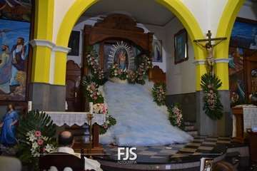 Ceremonia de Bajada de la Virgen de las Nieves en Lomo Magullo/Francisco Javier Santana.